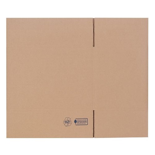 Wellpappe Faltkarton braun 400 x 250 x 280mm / 2.20BC / FEFCO 0201 Produktbild Additional View 1 L