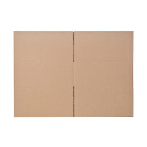 Wellpappe Faltkarton braun 500 x 500 x 200mm / 2.30BC / FEFCO 0201 MIT DRUCK: "8910190" Produktbild Additional View 1 L