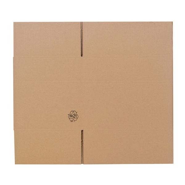 Wellpappe Faltkarton braun 355 x 265 x 275mm / 2.30EB / FEFCO 0201 Produktbild Additional View 1 XL