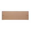 Wellpappe Faltkarton braun 200 x 200 x 1020mm / 1.30C / FEFCO 0201 Produktbild Additional View 1 S