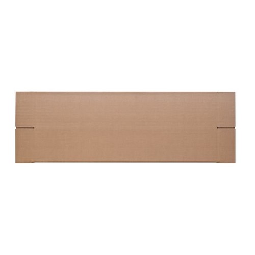 Wellpappe Faltkarton braun 200 x 200 x 1020mm / 1.30C / FEFCO 0201 Produktbild Additional View 1 L