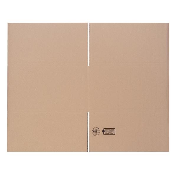 Wellpappe Faltkarton braun 390 x 390 x 210mm / 2.30BC / FEFCO 0201 Produktbild Additional View 1 XL