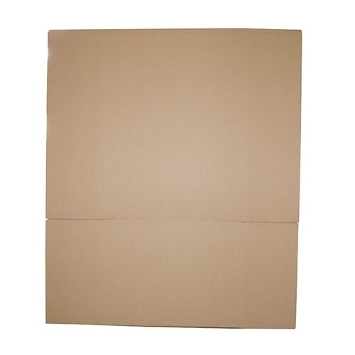 Wellpappe Faltkarton braun 820 x 470 x 600mm / 2.20BC / FEFCO 0201 Produktbild Front View L