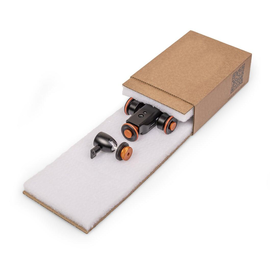 Fixierverpackung L-Box Pet 200 x 142 x 63mm / Polsterhöhe 25mm Produktbild
