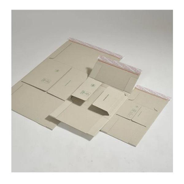 Buchverpackung VarioFix GREEN C4 aus Graspapier / IM 250 x 325 x 0-80mm AM 265 x 380mm / D-Welle Produktbild