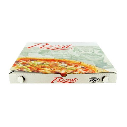 Pizzakarton / Modell C / Pizzastyle / 30x30x3cm (PACK=200 STÜCK) Produktbild Additional View 1 L