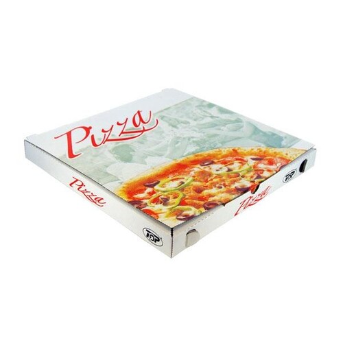 Pizzakarton / Modell C / Pizzastyle / 30x30x3cm (PACK=200 STÜCK) Produktbild Additional View 5 L