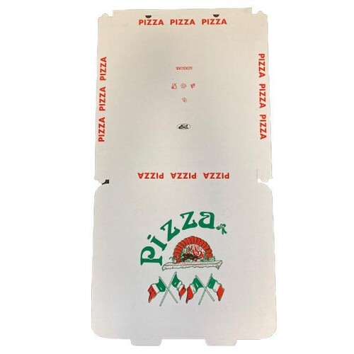 Pizzakarton Neutraldruck Modell Taglio Kraft 50x50x5cm (PACK=50 STÜCK) Produktbild Additional View 2 L