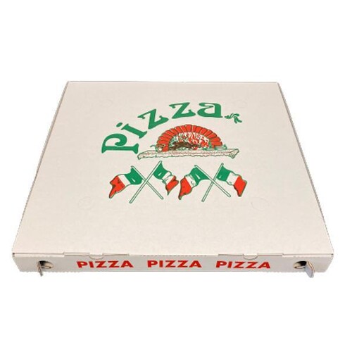 Pizzakarton Neutraldruck Modell Taglio Kraft 50x50x5cm (PACK=50 STÜCK) Produktbild Additional View 1 L