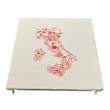 Pizzakarton Neutraldruck Modell Taglio Kraft 40x40x3cm weiß (PACK=100 STÜCK) Produktbild Additional View 3 S
