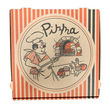 Pizzakarton / Modell NYC / Pizzabäcker / 50x50x4cm / braun (PACK=50 STÜCK) Produktbild