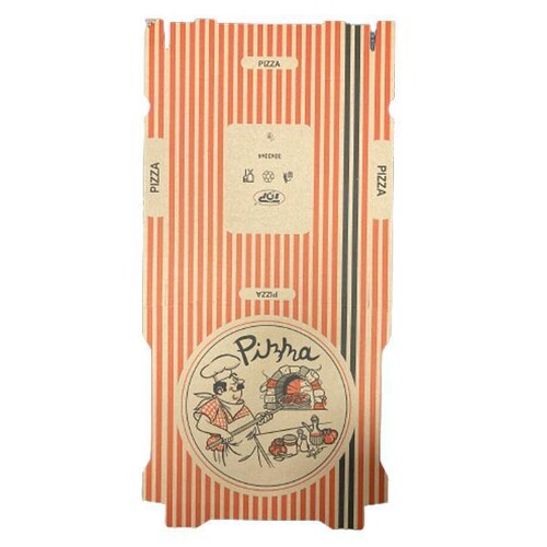 Pizzakarton / Modell NYC / Pizzabäcker / 31x31x4cm / braun (PACK=100 STÜCK) Produktbild Additional View 2 L