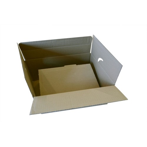 Wellpappe Stanzverpackung braun 284 x 284 x 167mm / 1.10B / FEFCO 0701 Tigerspeed Box II Produktbild