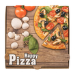 Pizzakarton / Modell NYC / Piccante / 26x26x4cm (PACK=100 STÜCK) Produktbild