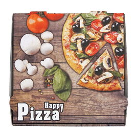 Pizzakarton / Modell NYC / Piccante / 26x26x4cm (PACK=100 STÜCK) Produktbild