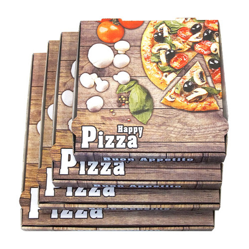 Pizzakarton / Modell NYC / Piccante / 33x33x4cm (PACK=100 STÜCK) Produktbild Additional View 2 L