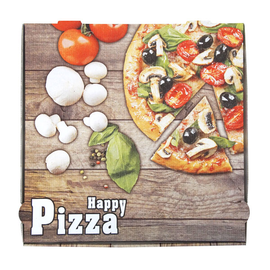 Pizzakarton / Modell NYC / Piccante / 36x36x4cm (PACK=100 STÜCK) Produktbild