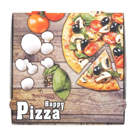 Pizzakarton / Modell NYC / Piccante / 40x40x4cm (PACK=100 STÜCK) Produktbild