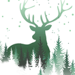 Weihnachts-Motiv-Papier A4 90g Christmas Forest Sigel DP284 (PACK=25 STÜCK) Produktbild Additional View 1 S