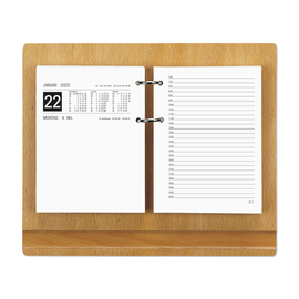 Holzuntersatz für Umlegekalender 338 24x18,5cm mit Stiftablage Zettler 333-0000 Produktbild