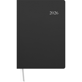 Terminbuch 2026 A4 21x29,5mm 1Tag/1Seite anthrazit wattiert Zettler 886-0021 Produktbild