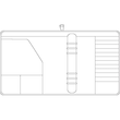 Organizer Mobil Business Edition A5 für 148x210mm schwarz Chronoplan 50102 Produktbild Additional View 2 S