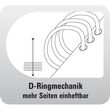 Organizer Standard Basic Midi für 96x172mm schwarz Chronoplan 50108 Produktbild Additional View 4 S