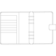 Organizer Standard Basic Midi für 96x172mm schwarz Chronoplan 50108 Produktbild Additional View 2 S