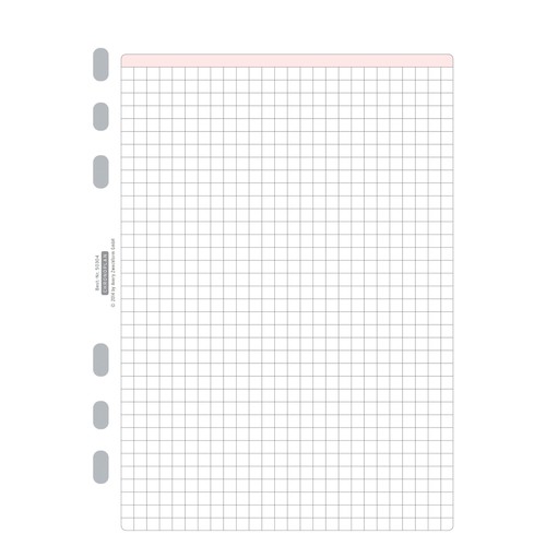 Blätter Karo für Organizer A5 148x210mm 80g weiß Chronoplan 50304 (PACK=50 BLATT) Produktbild Additional View 1 L