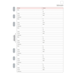 Adressblätter für Organizer A5 148x210mm 80g Chronoplan 50308 (PACK=25 BLATT) Produktbild Additional View 1 S