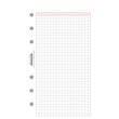 Blätter Karo für Organizer Midi 96x172mm weiß Chronoplan 50330 (PACK=25 BLATT) Produktbild Additional View 1 S